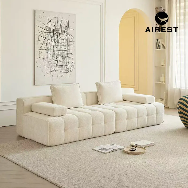 Boneless Cloud Compressed 2-Seat Sofa in a Box